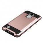 Wholesale LG Aristo, LG LV3, LG MS210 Armor Hybrid Case (Rose Gold)